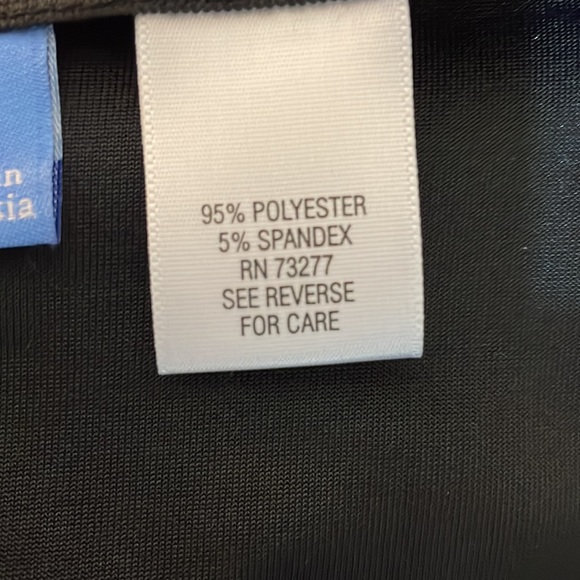 Simply Vera Vera Wang Black Velvet Elastic Waist Quilted Skirt, size XL - Picture 3 of 6